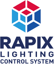 RAPIXのロゴマーク（LIGHTING CONTROL SYSTEM）